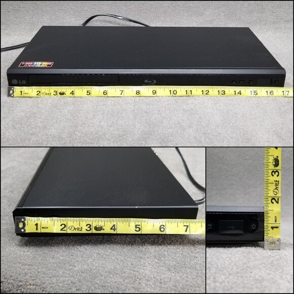 LG BP220 Blu Ray DVD Player USB HDMI Ethernet Network No Remote Tested Working - Picture 11 of 12